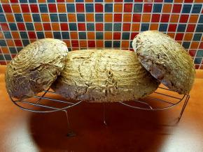 Žitný chléb s kváskem pečený v troubě - recept #3